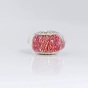 PANDORA Snow White's Signature Color Murano Glass Charm Bead S925 ALE